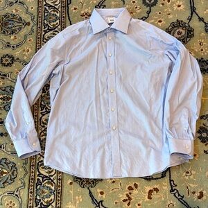 Camicissima Italian Non-Iron Men's Light Blue Dress Shirt
